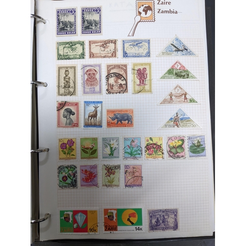 337 - A collection of stamps from around the world mounted in eleven albums to include Australian, Argenti... 