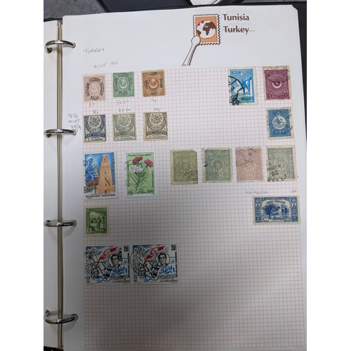 337 - A collection of stamps from around the world mounted in eleven albums to include Australian, Argenti... 