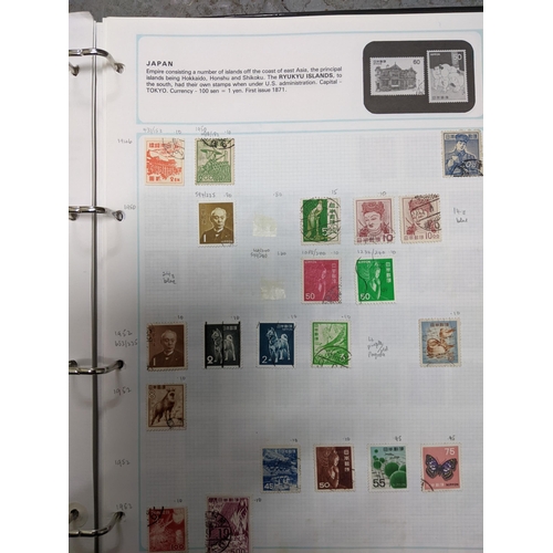 337 - A collection of stamps from around the world mounted in eleven albums to include Australian, Argenti... 