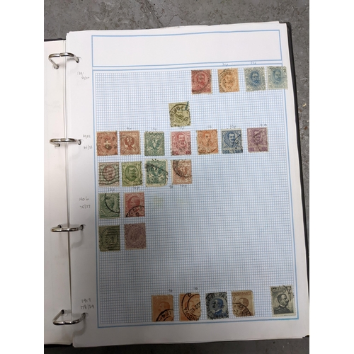 337 - A collection of stamps from around the world mounted in eleven albums to include Australian, Argenti... 