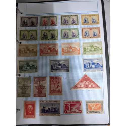 337 - A collection of stamps from around the world mounted in eleven albums to include Australian, Argenti... 