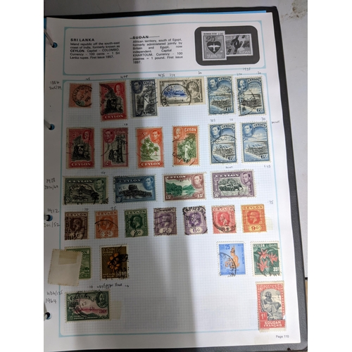 337 - A collection of stamps from around the world mounted in eleven albums to include Australian, Argenti... 