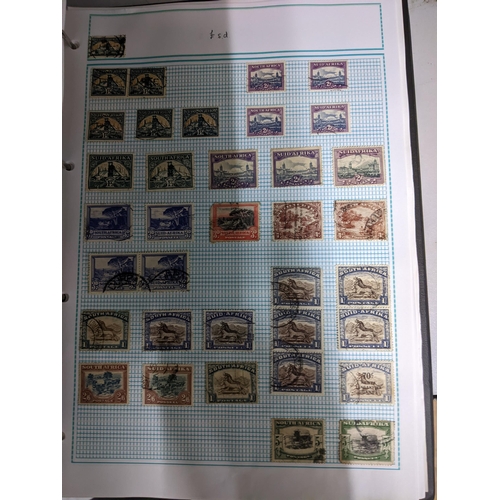 337 - A collection of stamps from around the world mounted in eleven albums to include Australian, Argenti... 