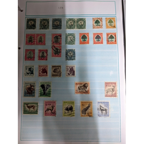 337 - A collection of stamps from around the world mounted in eleven albums to include Australian, Argenti... 