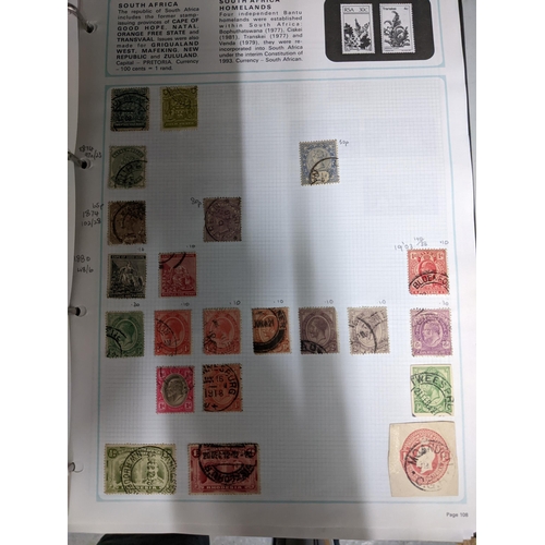 337 - A collection of stamps from around the world mounted in eleven albums to include Australian, Argenti... 