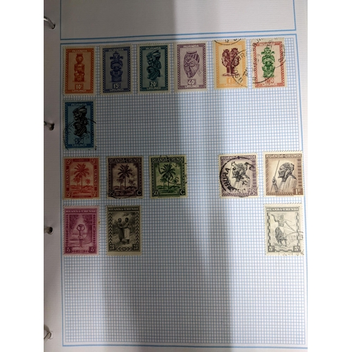 337 - A collection of stamps from around the world mounted in eleven albums to include Australian, Argenti... 