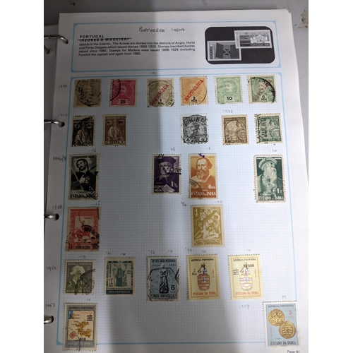 337 - A collection of stamps from around the world mounted in eleven albums to include Australian, Argenti... 