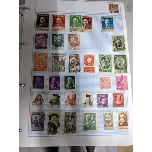 337 - A collection of stamps from around the world mounted in eleven albums to include Australian, Argenti... 