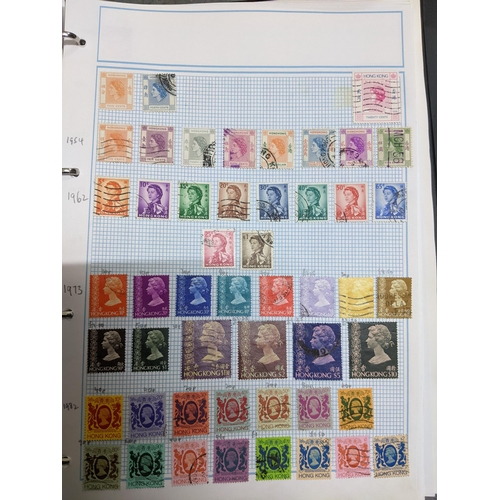 337 - A collection of stamps from around the world mounted in eleven albums to include Australian, Argenti... 