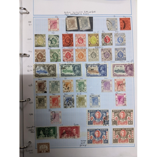 337 - A collection of stamps from around the world mounted in eleven albums to include Australian, Argenti... 