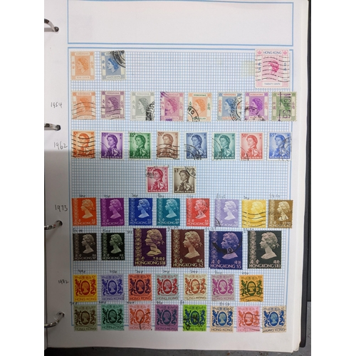 337 - A collection of stamps from around the world mounted in eleven albums to include Australian, Argenti... 