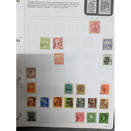 337 - A collection of stamps from around the world mounted in eleven albums to include Australian, Argenti... 