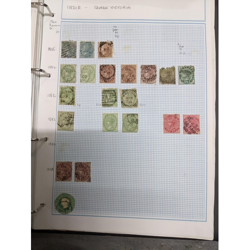 337 - A collection of stamps from around the world mounted in eleven albums to include Australian, Argenti... 