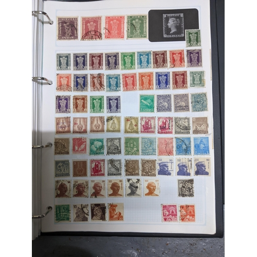 337 - A collection of stamps from around the world mounted in eleven albums to include Australian, Argenti... 