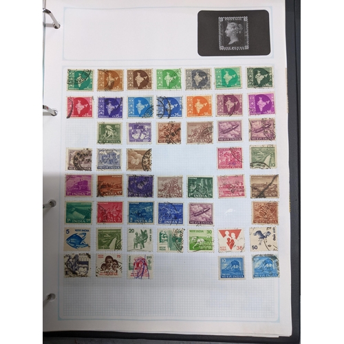 337 - A collection of stamps from around the world mounted in eleven albums to include Australian, Argenti... 