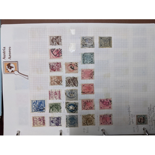 337 - A collection of stamps from around the world mounted in eleven albums to include Australian, Argenti... 