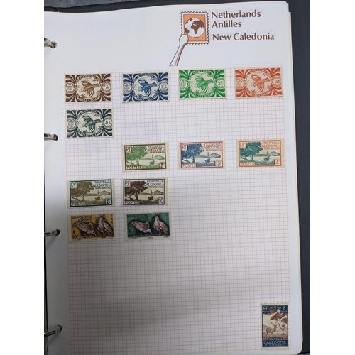 337 - A collection of stamps from around the world mounted in eleven albums to include Australian, Argenti... 