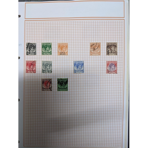 337 - A collection of stamps from around the world mounted in eleven albums to include Australian, Argenti... 