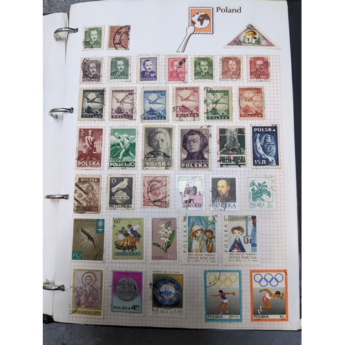 337 - A collection of stamps from around the world mounted in eleven albums to include Australian, Argenti... 