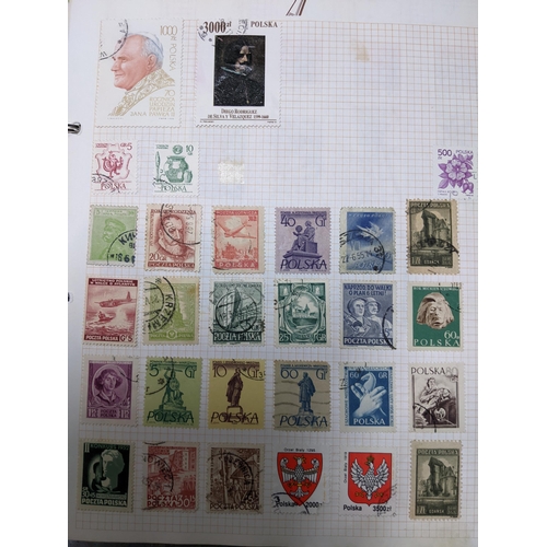 337 - A collection of stamps from around the world mounted in eleven albums to include Australian, Argenti... 