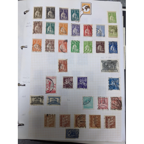 337 - A collection of stamps from around the world mounted in eleven albums to include Australian, Argenti... 