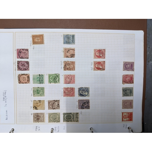 337 - A collection of stamps from around the world mounted in eleven albums to include Australian, Argenti... 