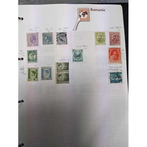 337 - A collection of stamps from around the world mounted in eleven albums to include Australian, Argenti... 