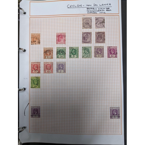 337 - A collection of stamps from around the world mounted in eleven albums to include Australian, Argenti... 