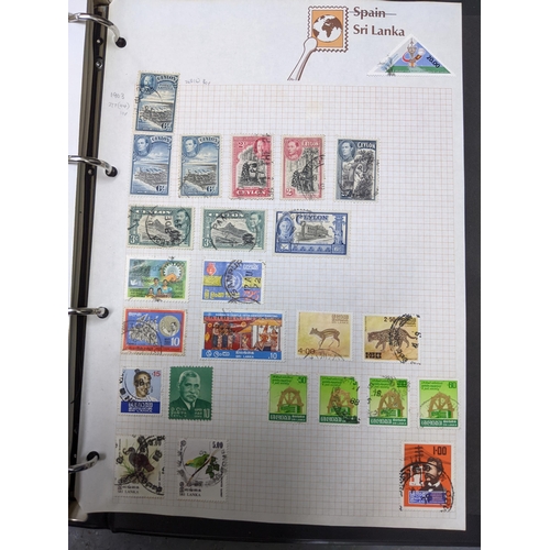 337 - A collection of stamps from around the world mounted in eleven albums to include Australian, Argenti... 