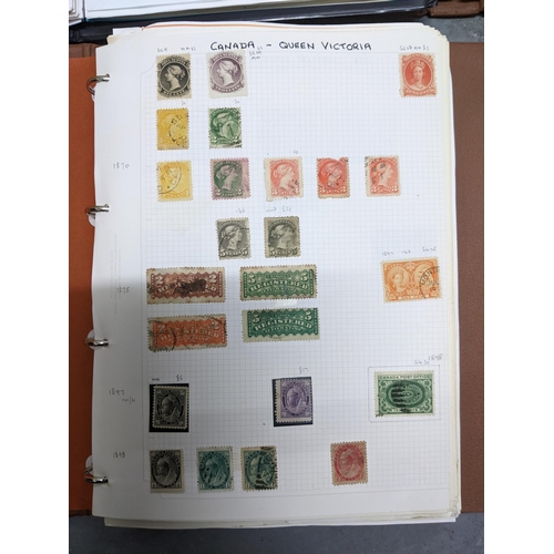 337 - A collection of stamps from around the world mounted in eleven albums to include Australian, Argenti... 