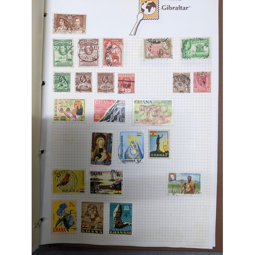 337 - A collection of stamps from around the world mounted in eleven albums to include Australian, Argenti... 