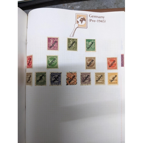 337 - A collection of stamps from around the world mounted in eleven albums to include Australian, Argenti... 