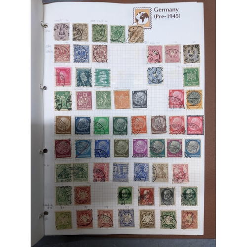 337 - A collection of stamps from around the world mounted in eleven albums to include Australian, Argenti... 