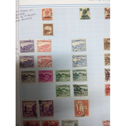 337 - A collection of stamps from around the world mounted in eleven albums to include Australian, Argenti... 