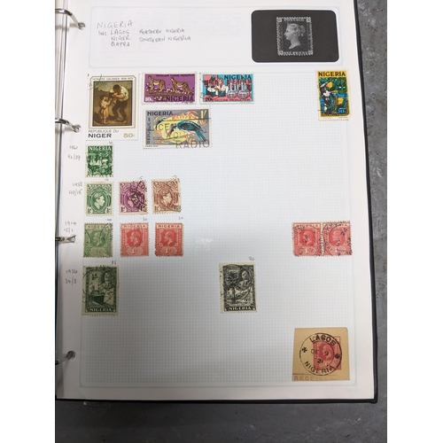 337 - A collection of stamps from around the world mounted in eleven albums to include Australian, Argenti... 