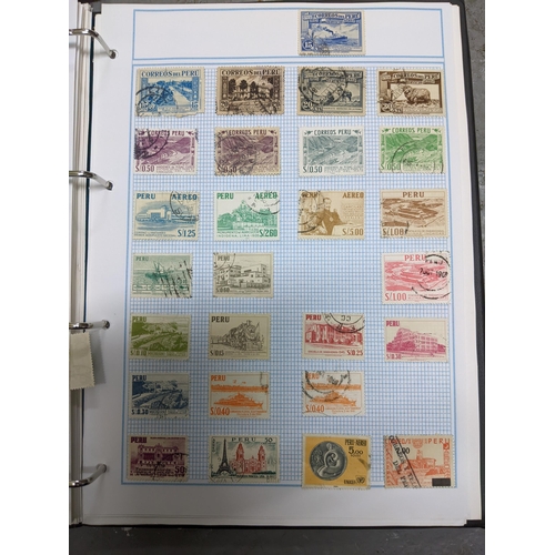 337 - A collection of stamps from around the world mounted in eleven albums to include Australian, Argenti... 