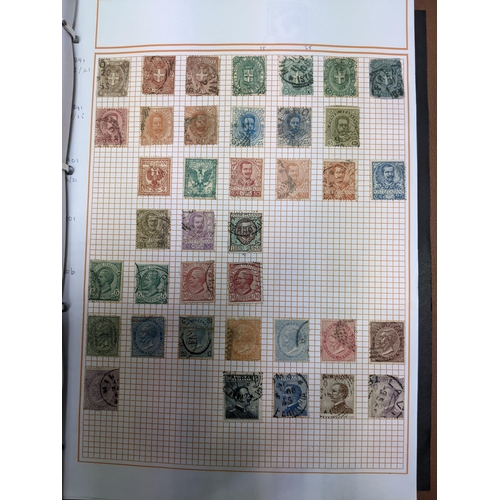 337 - A collection of stamps from around the world mounted in eleven albums to include Australian, Argenti... 