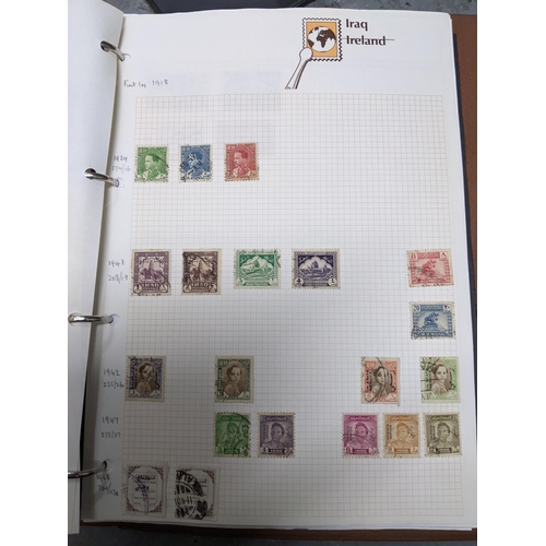 337 - A collection of stamps from around the world mounted in eleven albums to include Australian, Argenti... 