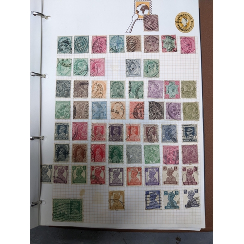 337 - A collection of stamps from around the world mounted in eleven albums to include Australian, Argenti... 