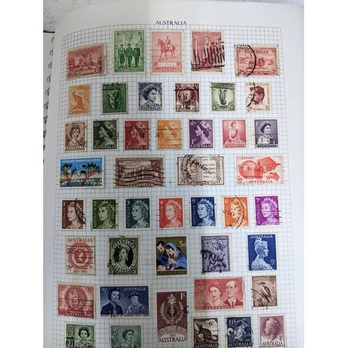 338 - A quantity of stamps from around the world mounted in various albums, some loose, along with various... 