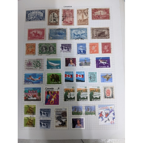 338 - A quantity of stamps from around the world mounted in various albums, some loose, along with various... 