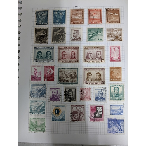 338 - A quantity of stamps from around the world mounted in various albums, some loose, along with various... 