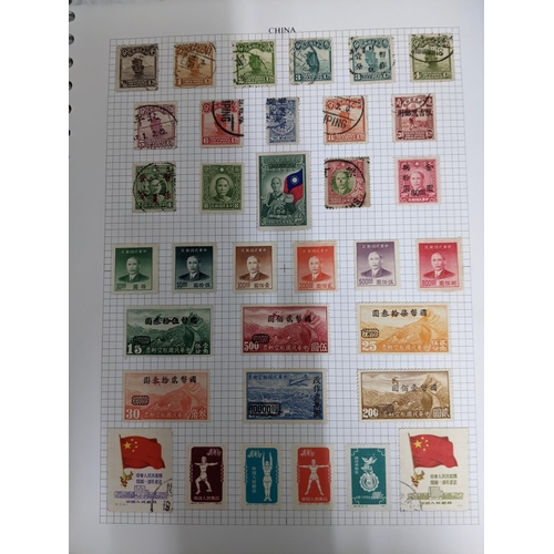 338 - A quantity of stamps from around the world mounted in various albums, some loose, along with various... 