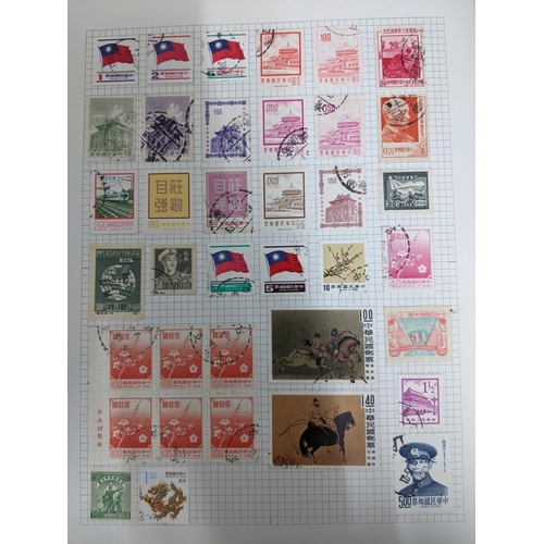 338 - A quantity of stamps from around the world mounted in various albums, some loose, along with various... 