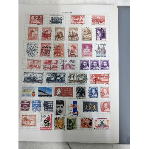 338 - A quantity of stamps from around the world mounted in various albums, some loose, along with various... 