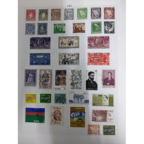 338 - A quantity of stamps from around the world mounted in various albums, some loose, along with various... 