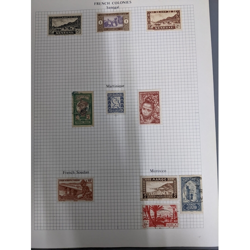 338 - A quantity of stamps from around the world mounted in various albums, some loose, along with various... 