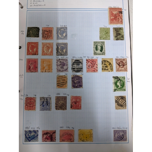 338 - A quantity of stamps from around the world mounted in various albums, some loose, along with various... 