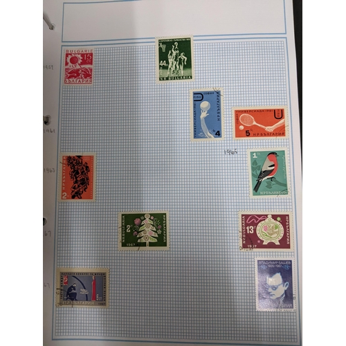 338 - A quantity of stamps from around the world mounted in various albums, some loose, along with various... 