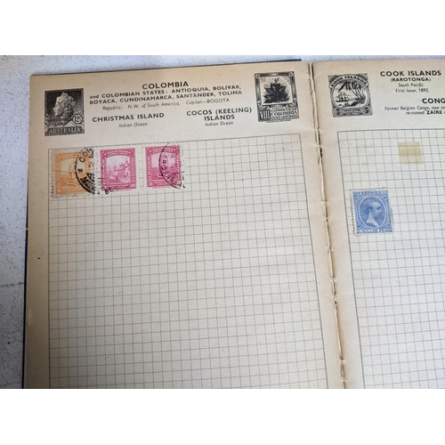 338 - A quantity of stamps from around the world mounted in various albums, some loose, along with various... 